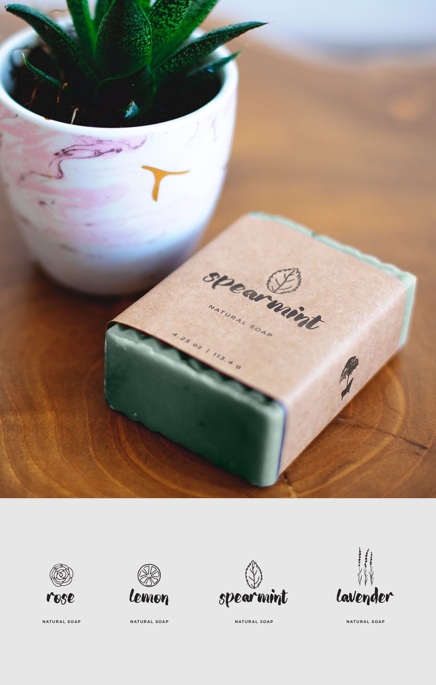 Natural Touch Soap Packaging