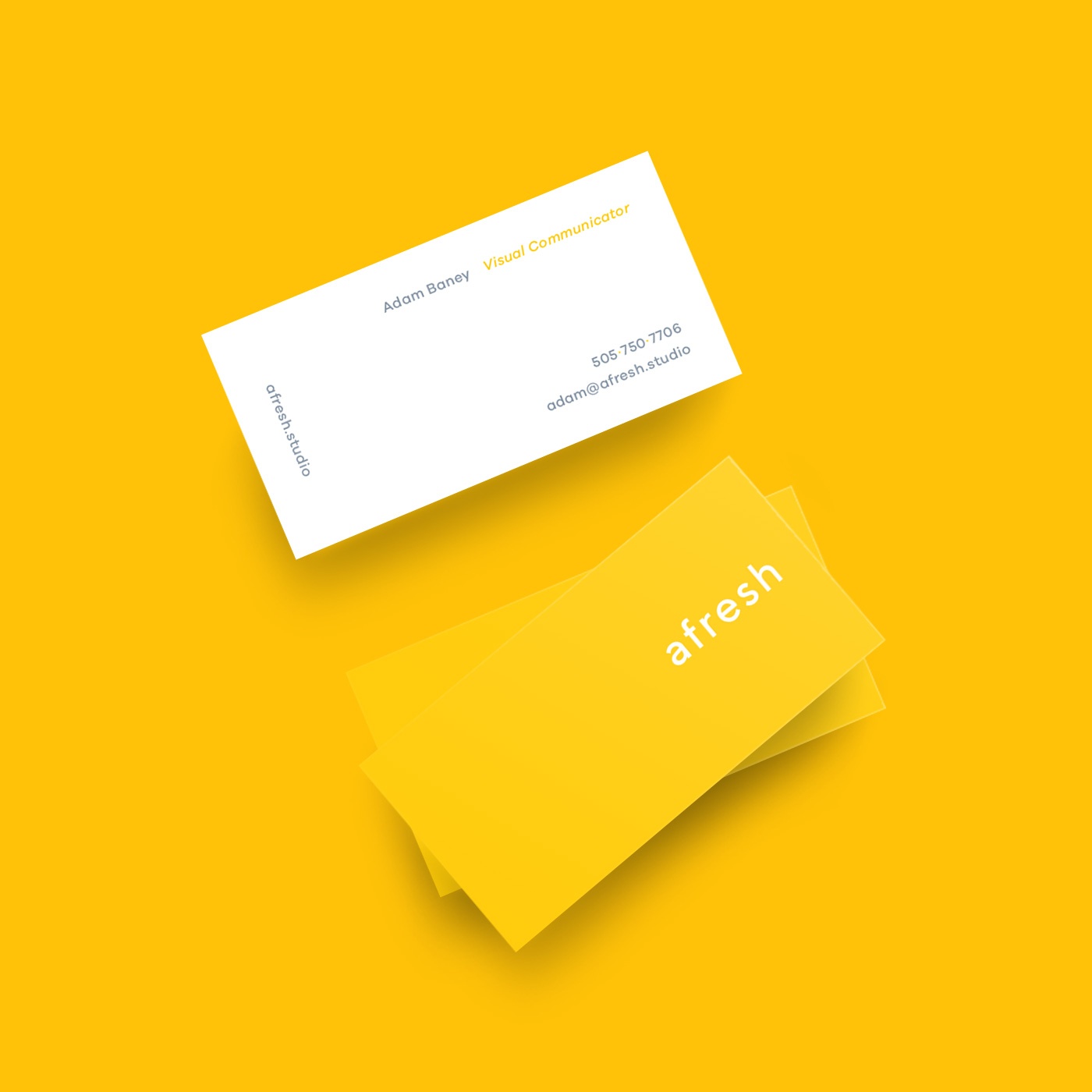 Afresh Studio Business Card